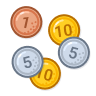 Coins five